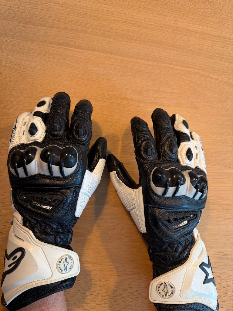 Alpinestars GP Pro race motorhandschoenen - XL - Zwart/Wit, Heren, Ophalen of Verzenden, Alpinestars, Handschoenen