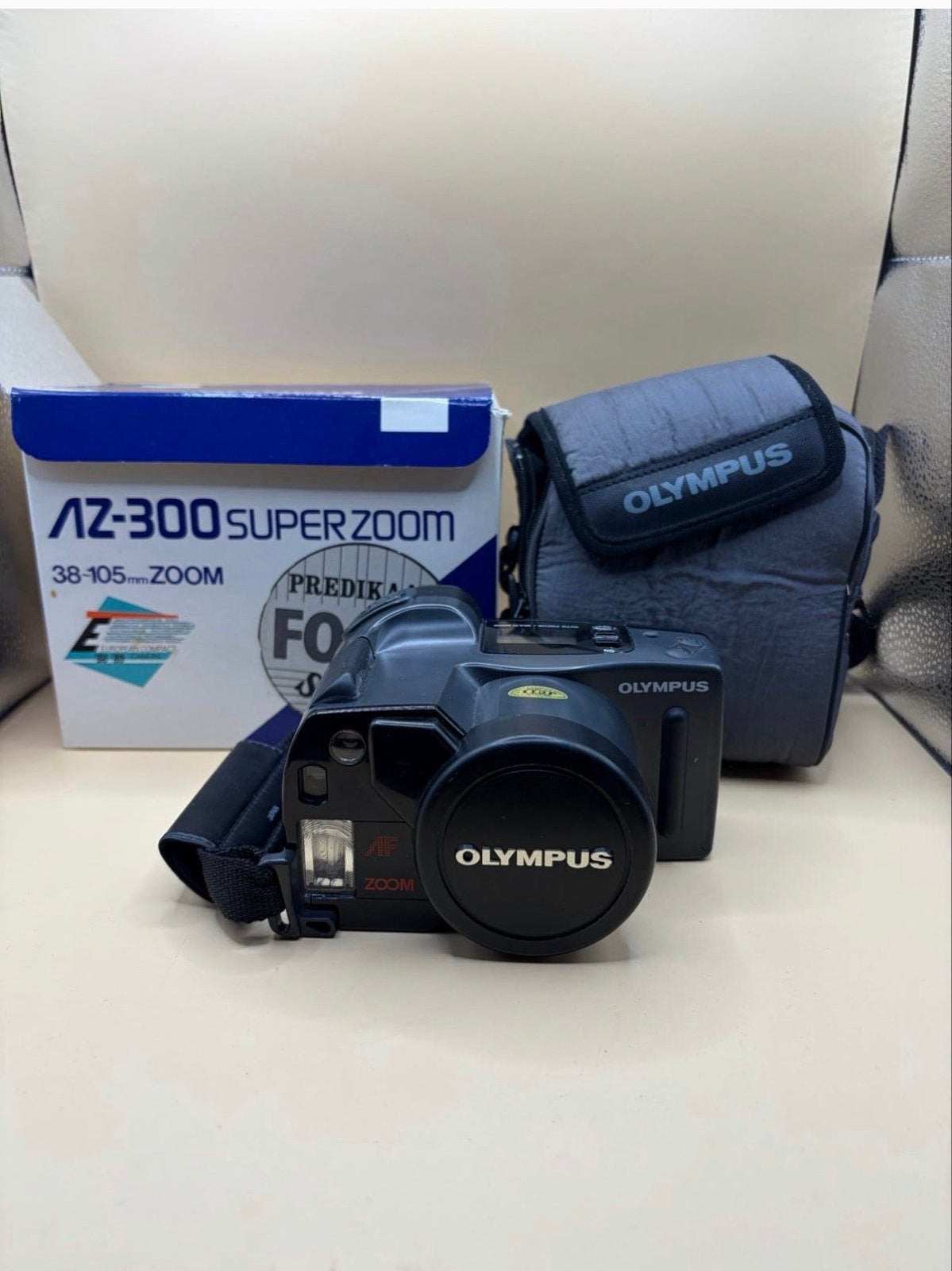 Olympus AZ-300 Superzoom camera met tas en doos, Ophalen of Verzenden, Zo goed als nieuw, Compact, Olympus