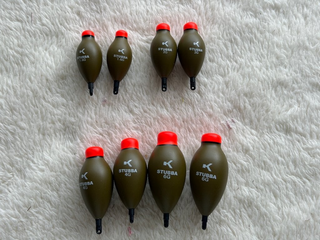 adv 292 / NIEUW serie 8 dobbers KORUM STUBA, Ophalen of Verzenden, Nieuw, Dobber of Lood