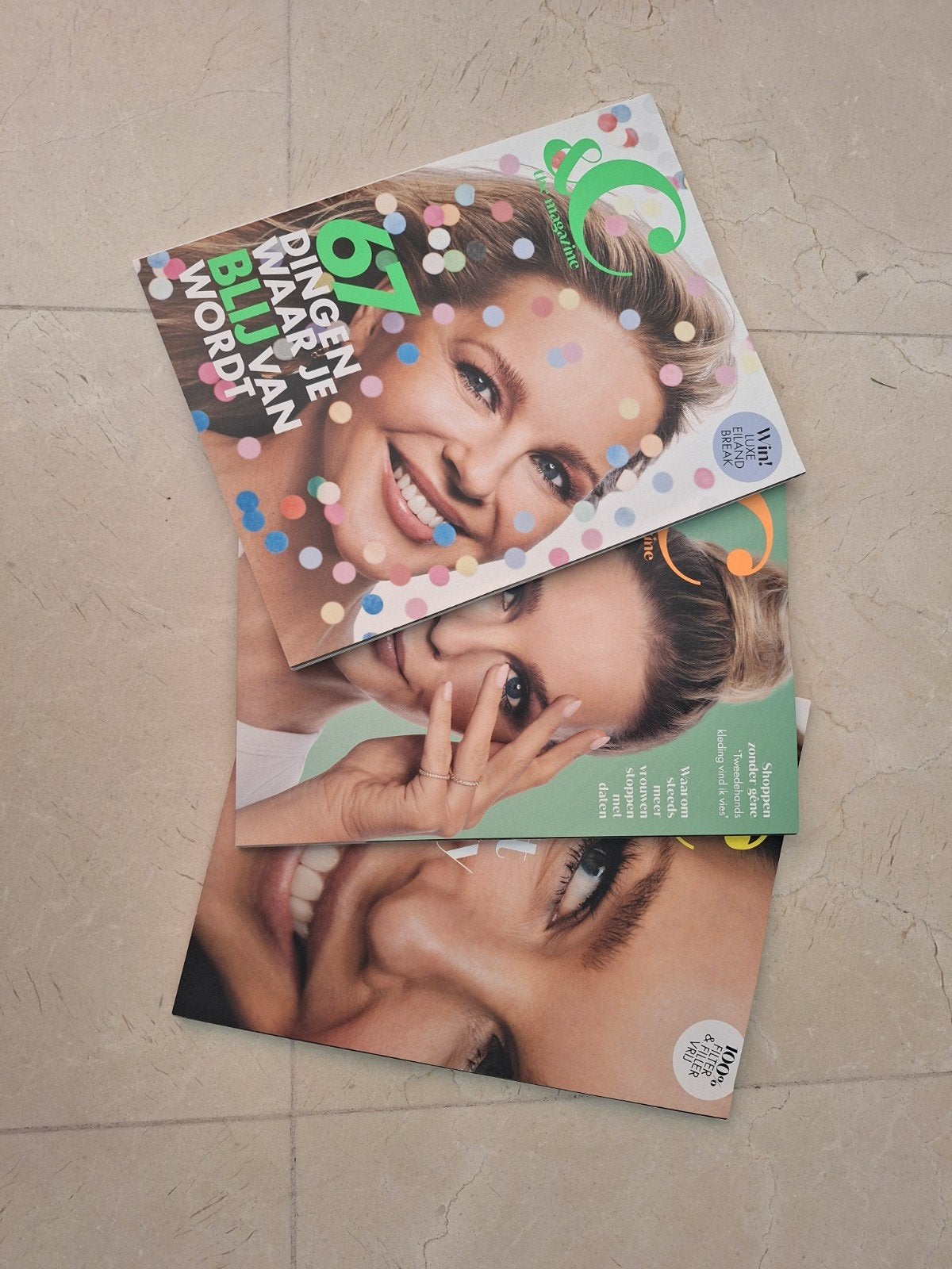 Set van 3 &C magazines: februari, maart, april 2026, Ophalen of Verzenden, Zo goed als nieuw, Glossy