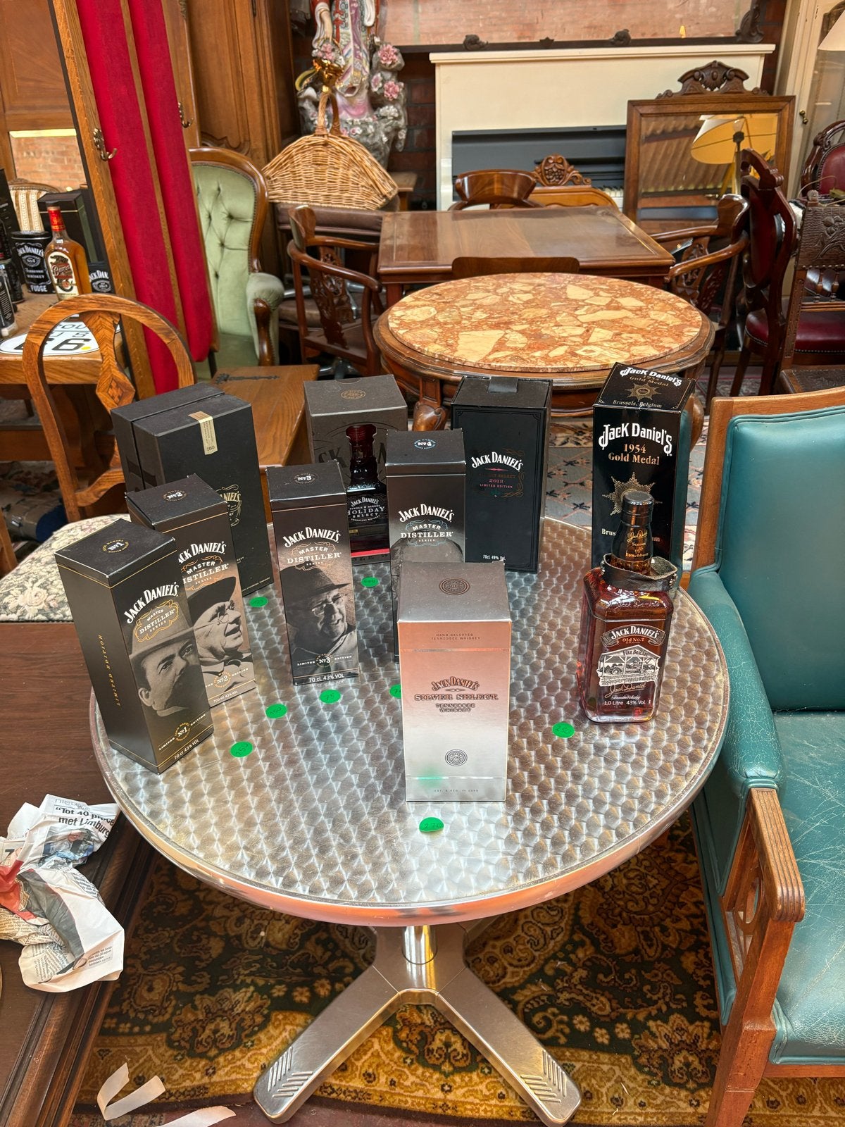 Jack Daniel's Collectie: Flessen, Glazen & Merchandise, Ophalen of Verzenden, Gebruikt