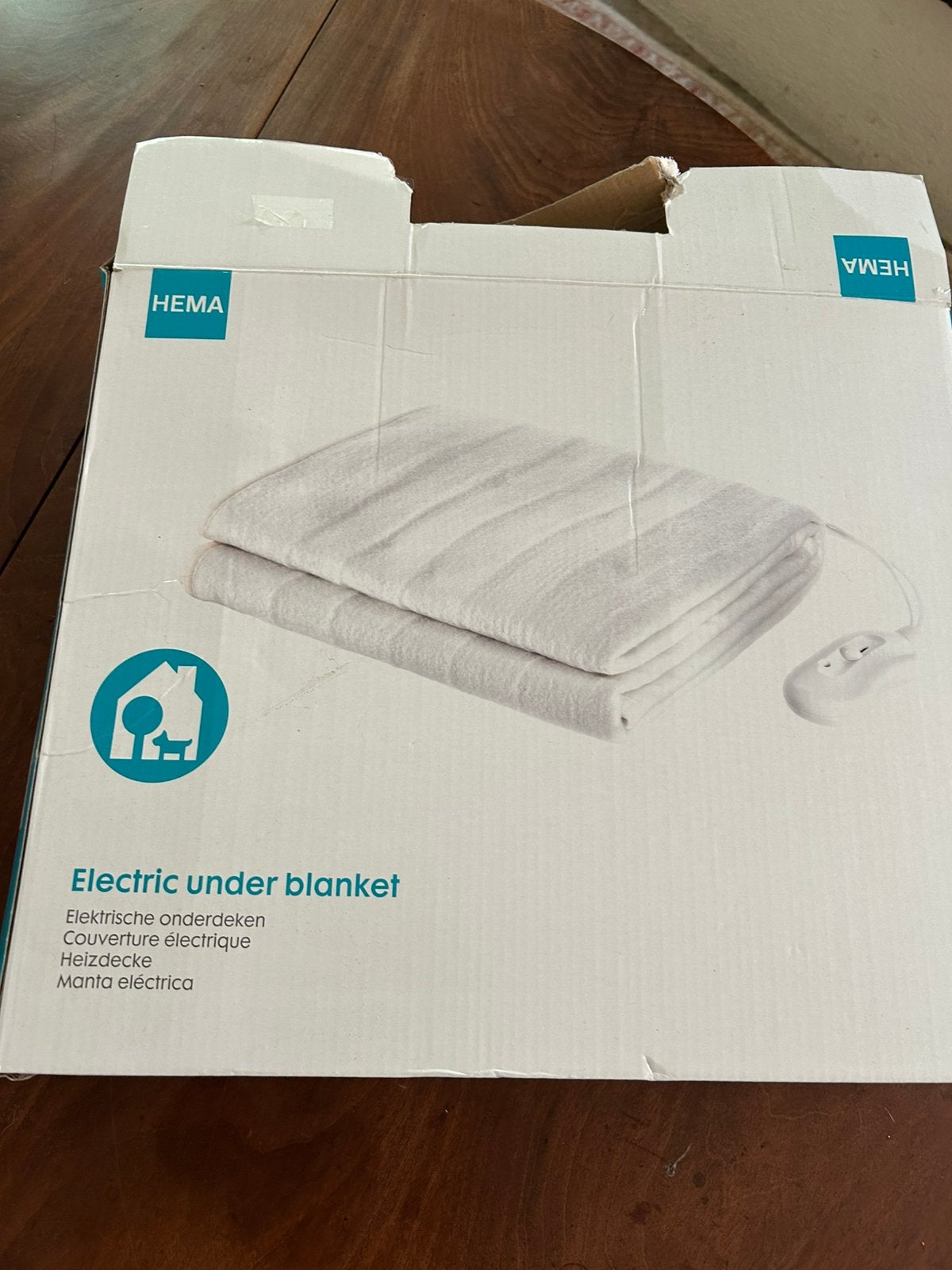 Onderdeken Elektrisch 150x70, 3 settings, Eenpersoons, Wit, Ophalen of Verzenden, Zo goed als nieuw