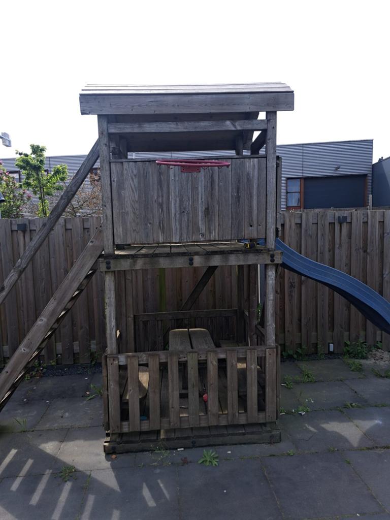 Speelhuis met Trap en Glijbaan, Kinderen en Baby's, Speelgoed | Buiten | Speeltoestellen, Ophalen, Glijbaan