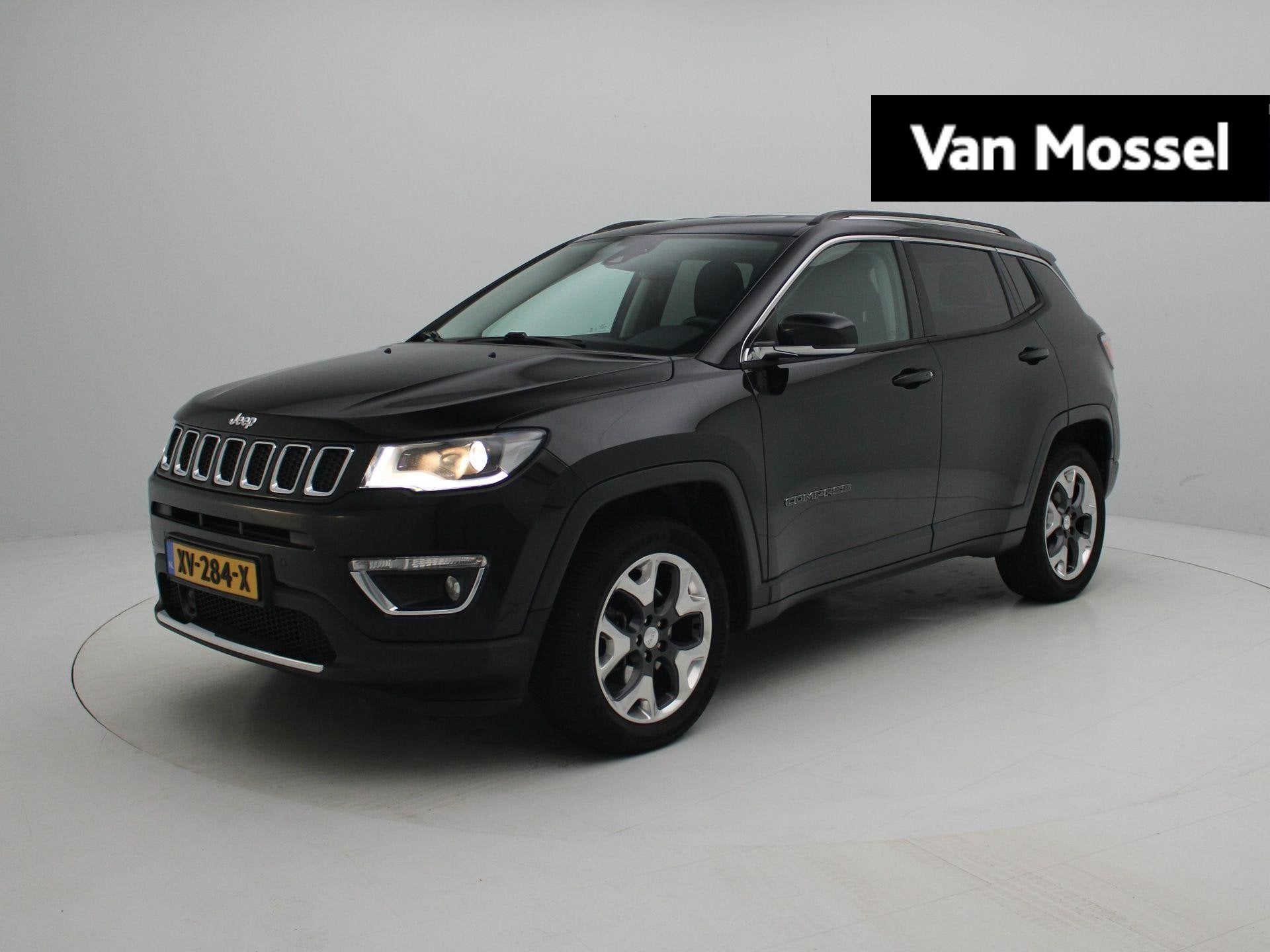 Jeep Compass 1.4 MultiAir Limited 4x4, Auto's, Automaat, 12 maanden, 450 kg, Gebruikt