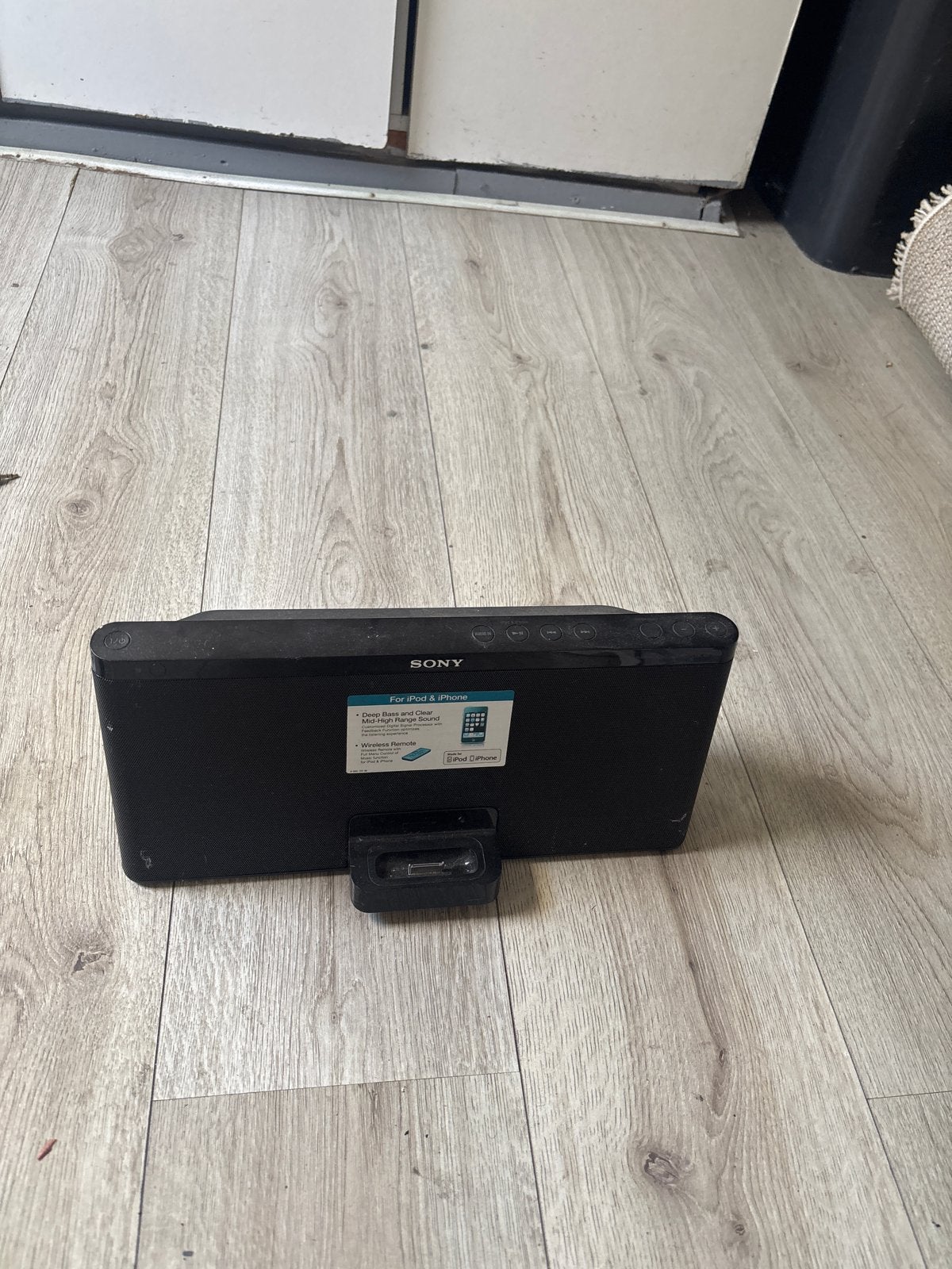Sony Speaker voor iPod & iPhone met AUX-ingang, Ophalen, Gebruikt, Sony, Minder dan 60 watt