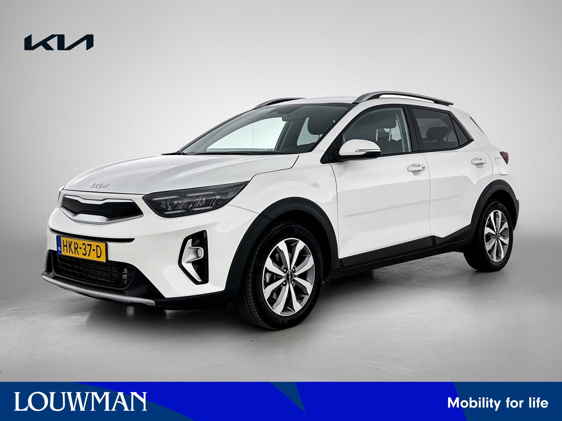 Kia Stonic 1.0 T-GDi MHEV DynamicPlusLine | Stuur-/Stoelverw, Auto's, Voorwielaandrijving, 12 maanden, Wit, Bedrijf