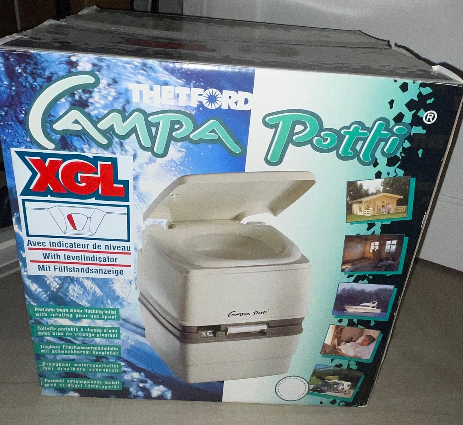 Campa Potti draagbaar toilet, Caravans en Kamperen, Ophalen, Nieuw