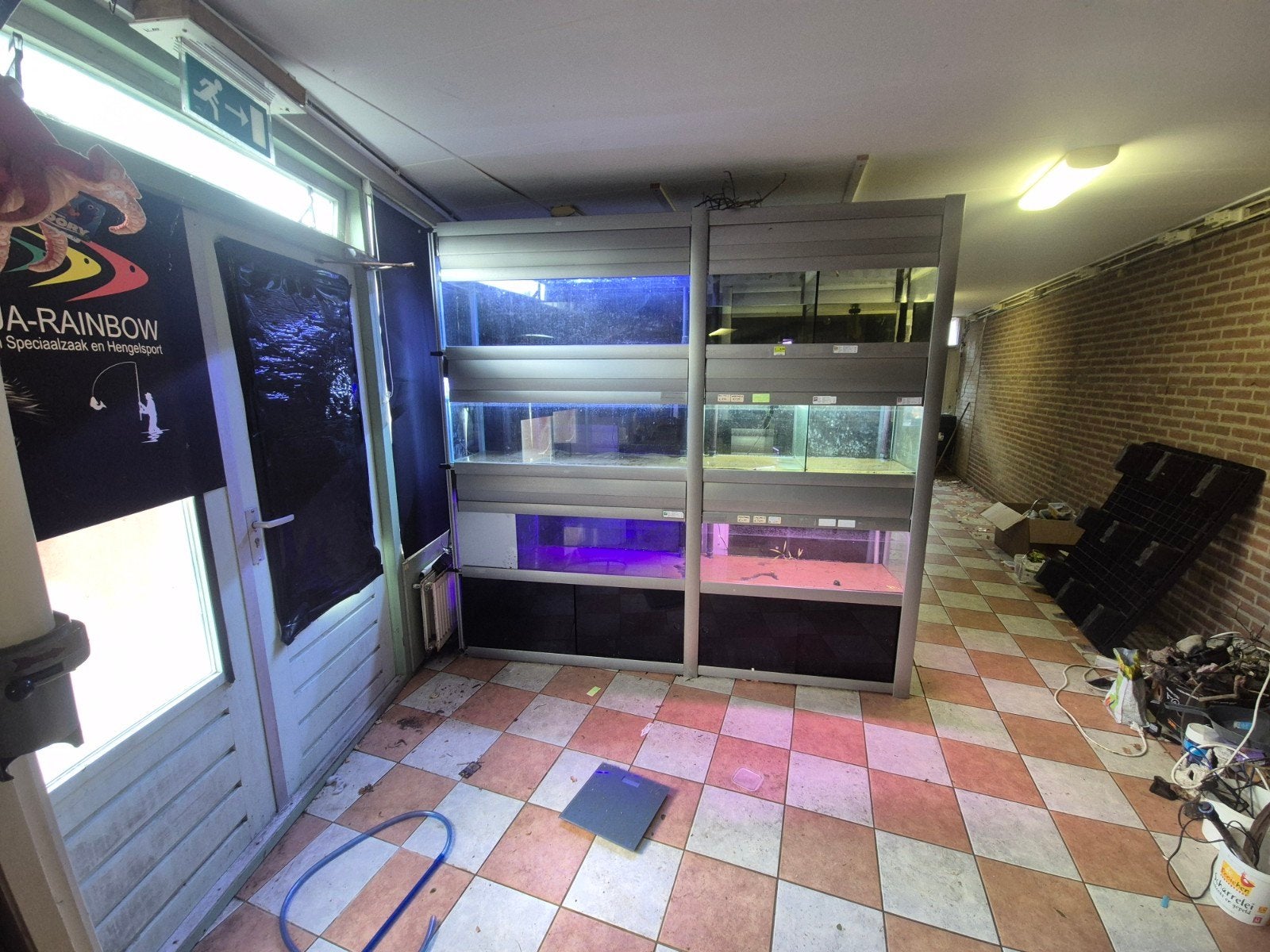 aquarium stellingen, Ophalen, Gebruikt, Leeg aquarium