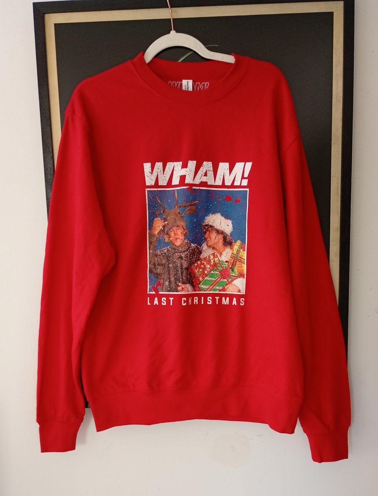 foute kersttrui/sweater WHAM!, Ophalen of Verzenden, Nieuw, Overige maten, Groen