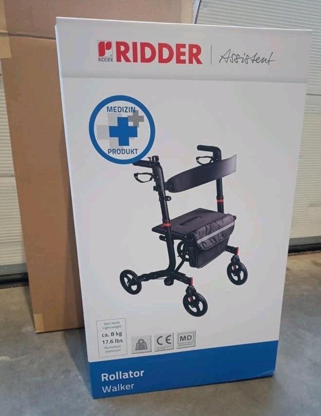 Ridder Rollator inklapbaar, Comfort Plus. Nieuw in doos, Diversen, Ophalen of Verzenden, Opvouwbaar, Nieuw