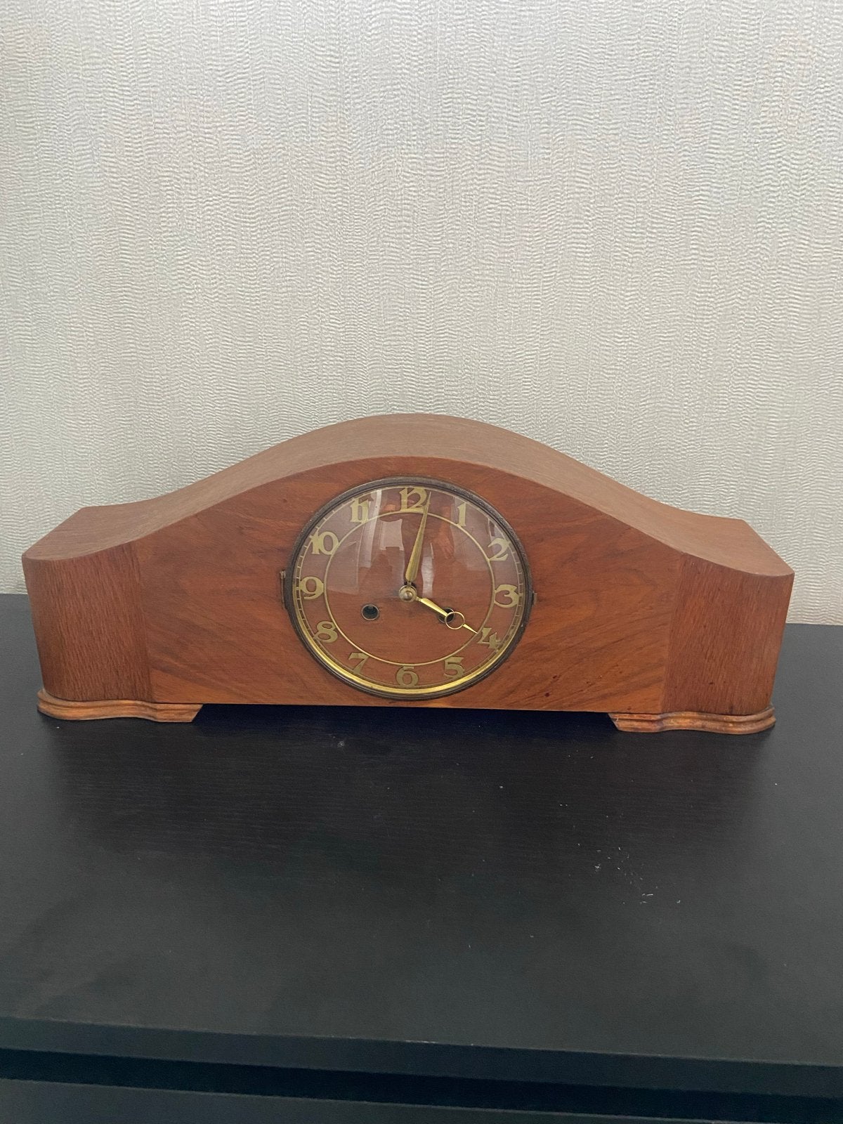 Antieke pendule klok, uurwerk en slagwerk functioneel, Ophalen of Verzenden