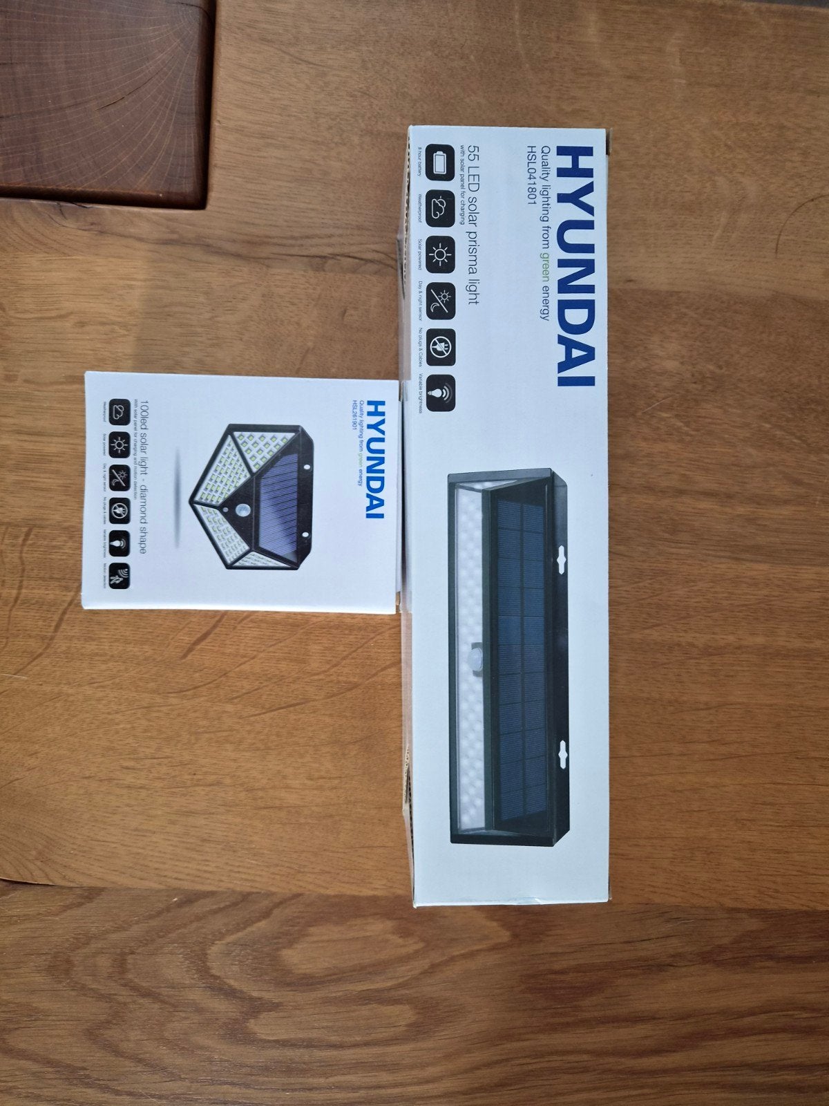 hyundai led solar lampen, Tuin en Terras, Zonne-energie, Kunststof, Overige typen, Nieuw