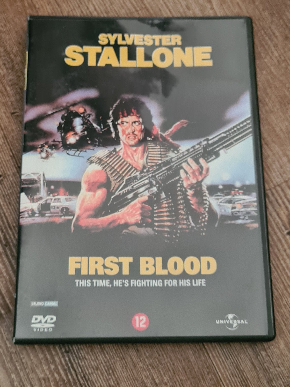 First Blood (Rambo) DVD - Actiefilm met Sylvester Stallon, Nederlands, Actiethriller, Ophalen of Verzenden, Vanaf 12 jaar