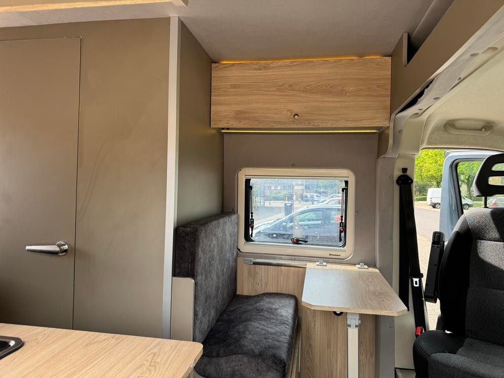 Nieuw omgebouwde buscamper - nooit gebruikt!, Caravans en Kamperen, Campers, Overige merken, Fiat, Tot en met 2, 7 tot 12 maanden geleden