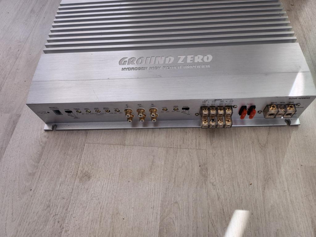 Ground zero versterker en empaser subwoofer, Ophalen