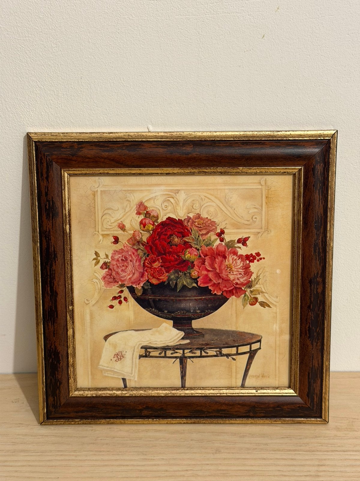 Stilleven "Linen and Peonies" Kathryn White, Ophalen of Verzenden, Stilleven