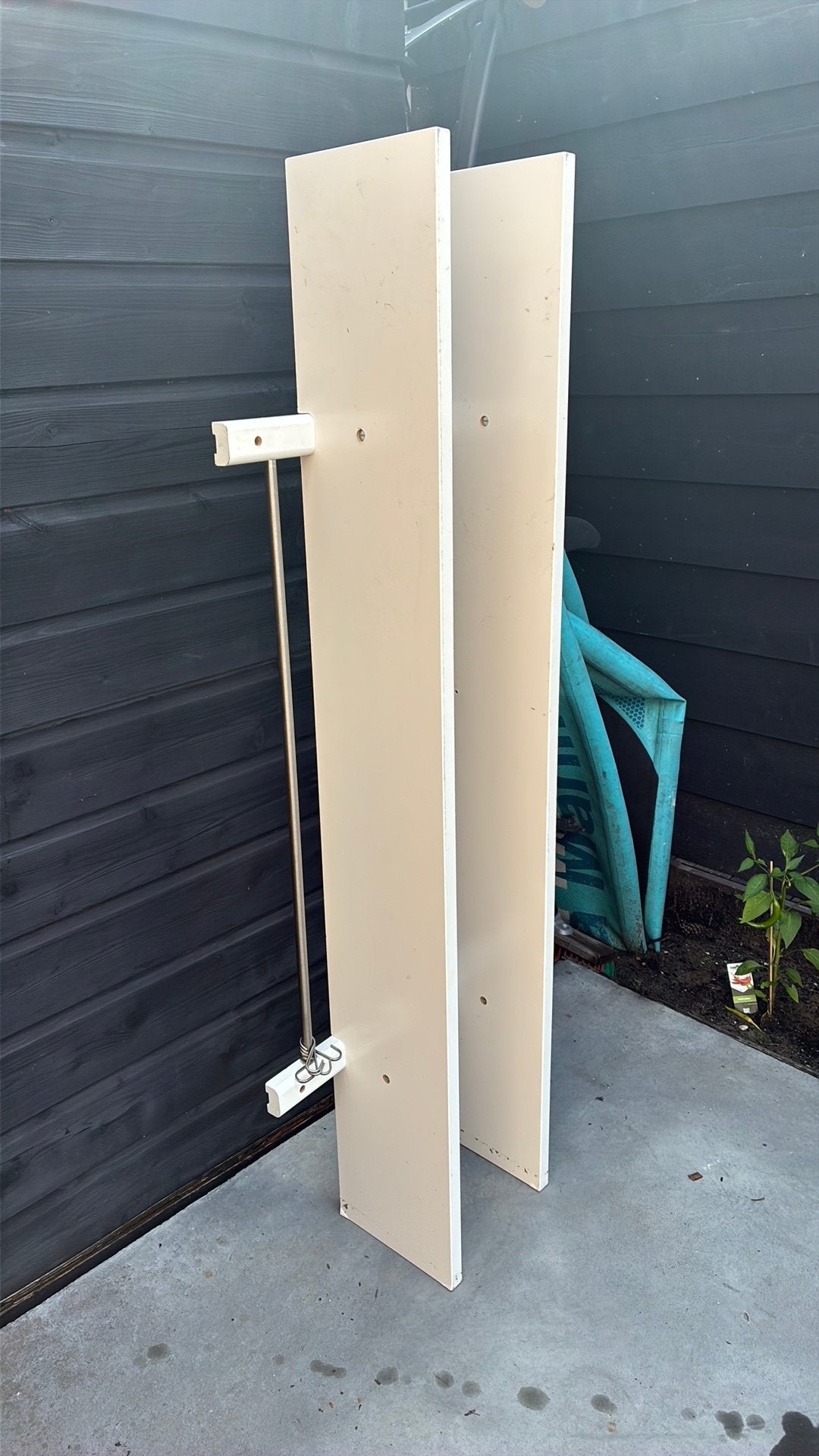 Wand pkanken van ikea met haken, Ophalen of Verzenden, Gebruikt