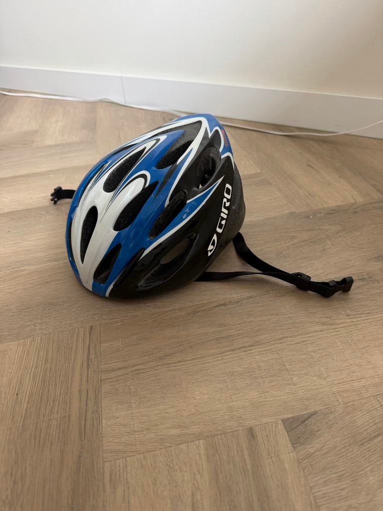 Giro fietshelm - Blauw/Wit/Zwart, Ophalen of Verzenden, Gebruikt, M, Heer of Dame