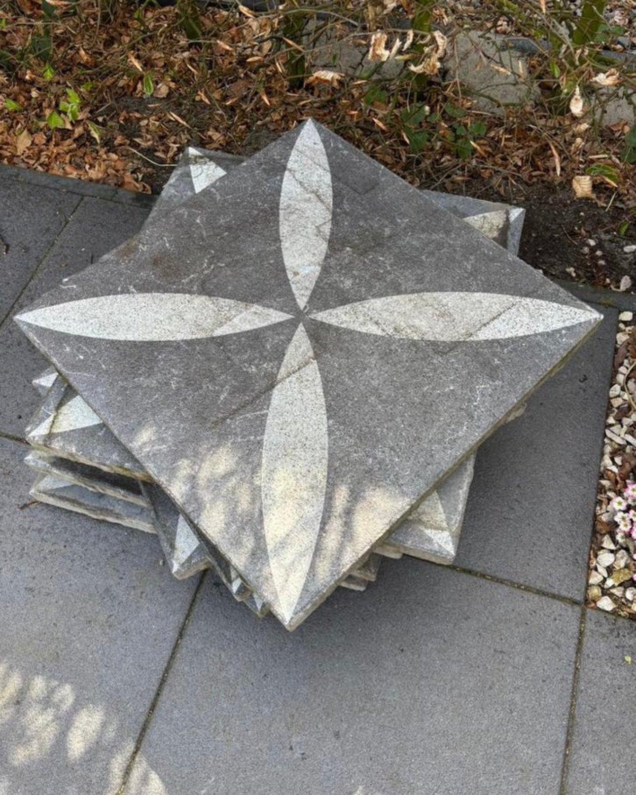 Flower tegels NIEUW, Tuin en Terras, Tegels en Klinkers, Ophalen, Nieuw
