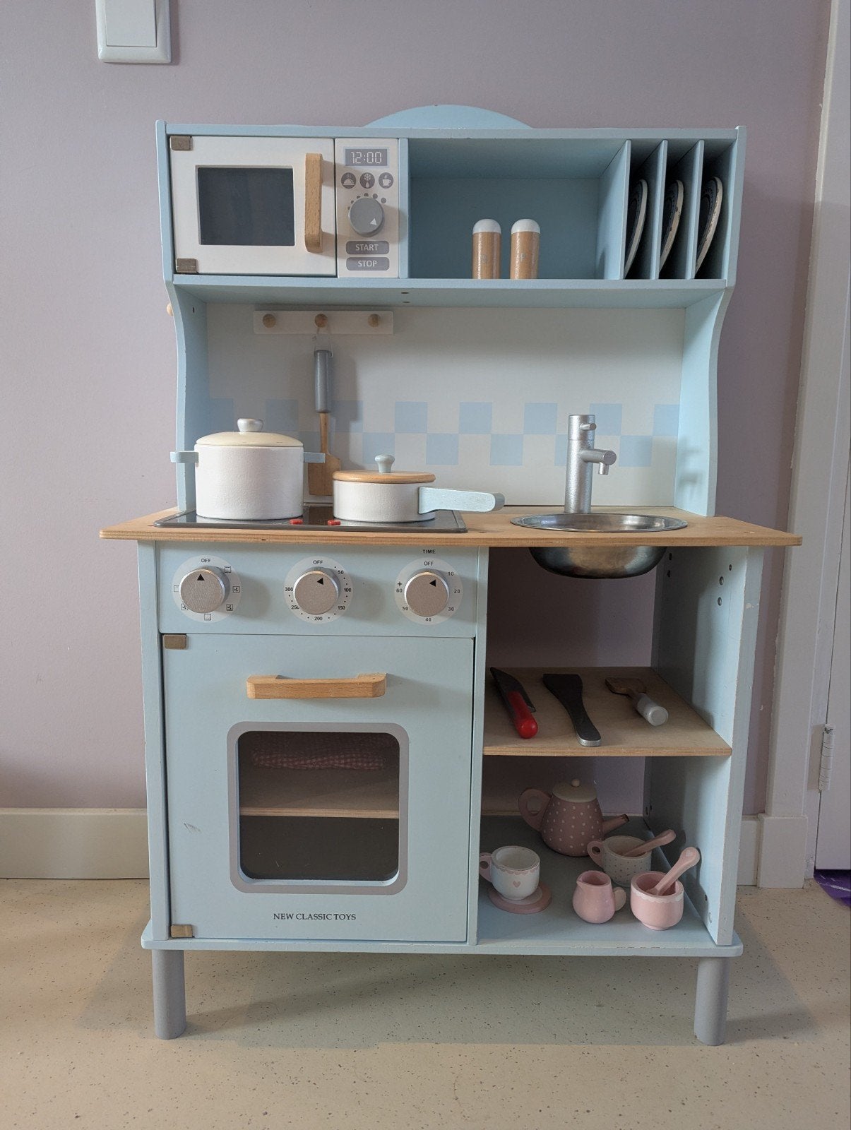 New Classic Toys Houten Speelkeuken met Accessoires, Ophalen, Gebruikt