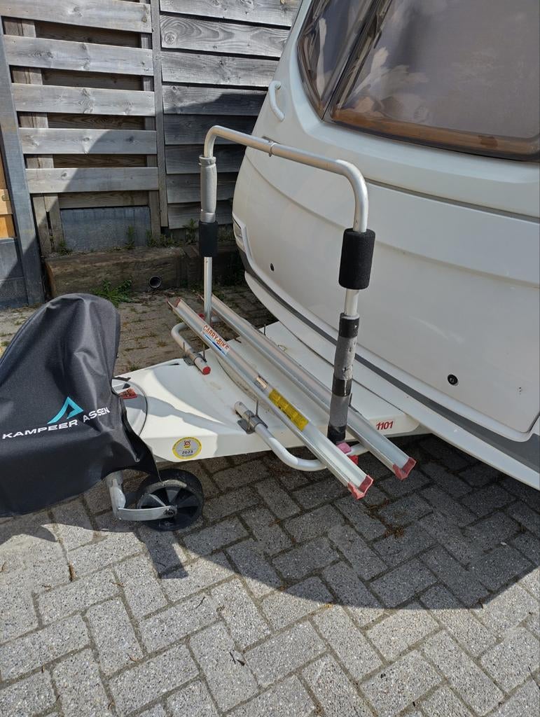 Fiamma Carry-Bike fietsendrager voor caravan, Ophalen, 2 fietsen, Gebruikt