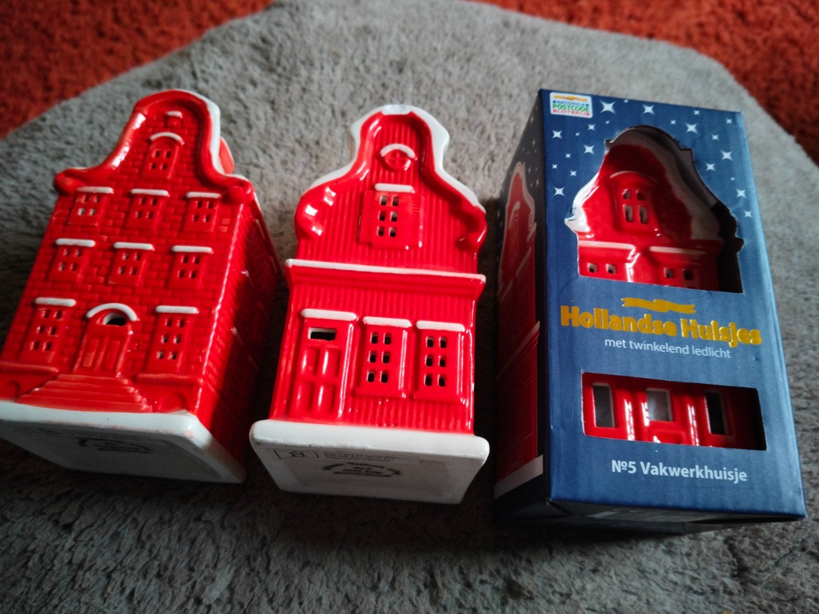 Losse Hollandse Huisjes vd Postcodeloterij, Kerst huisjes., Ophalen of Verzenden