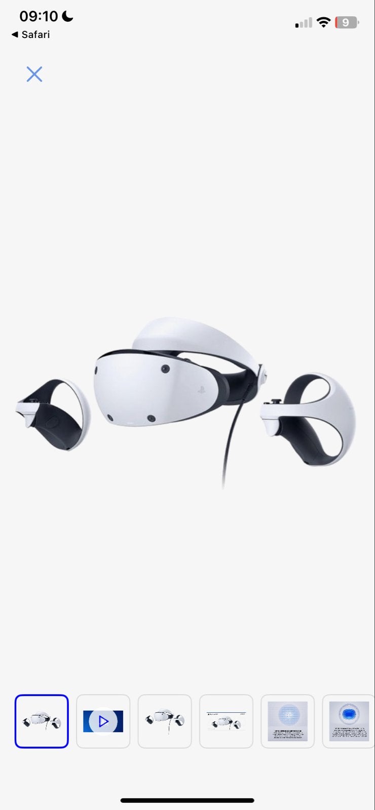 Sony PlayStation VR2 Headset met Sense Controllers, Ophalen of Verzenden, Zo goed als nieuw, VR-bril, Sony PlayStation