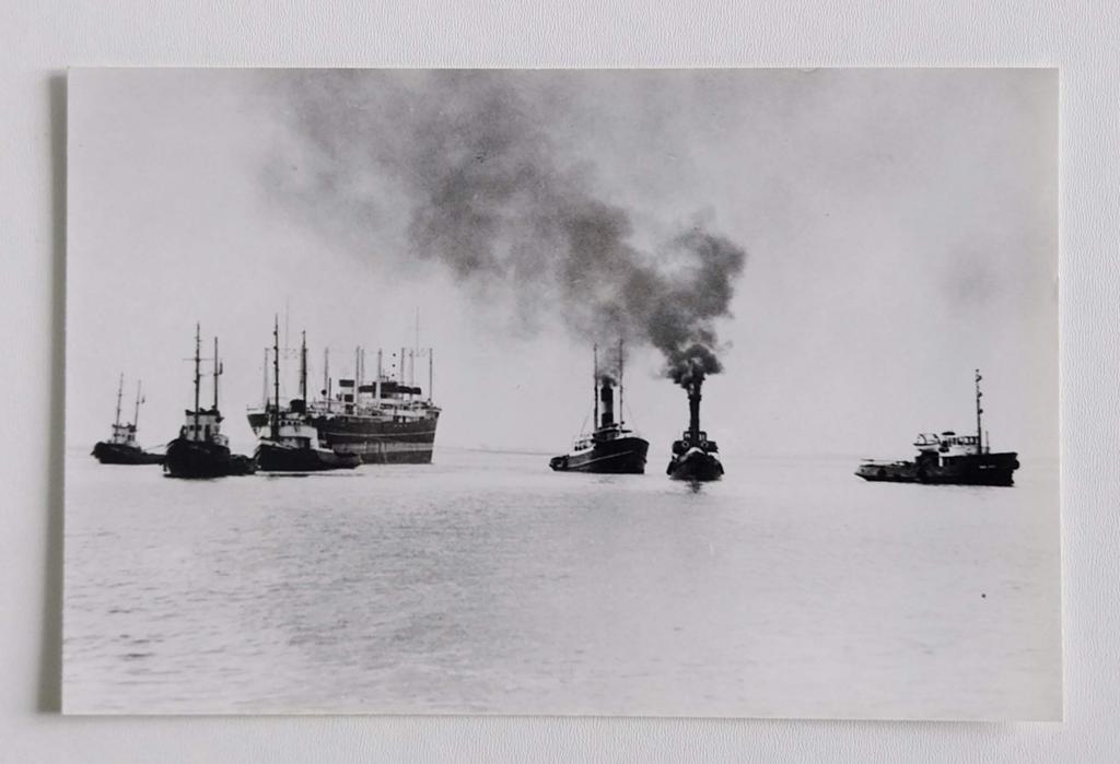 Stranding  La Pampa op de Westerschelde., Ophalen of Verzenden, 1940 tot 1960, Overige onderwerpen