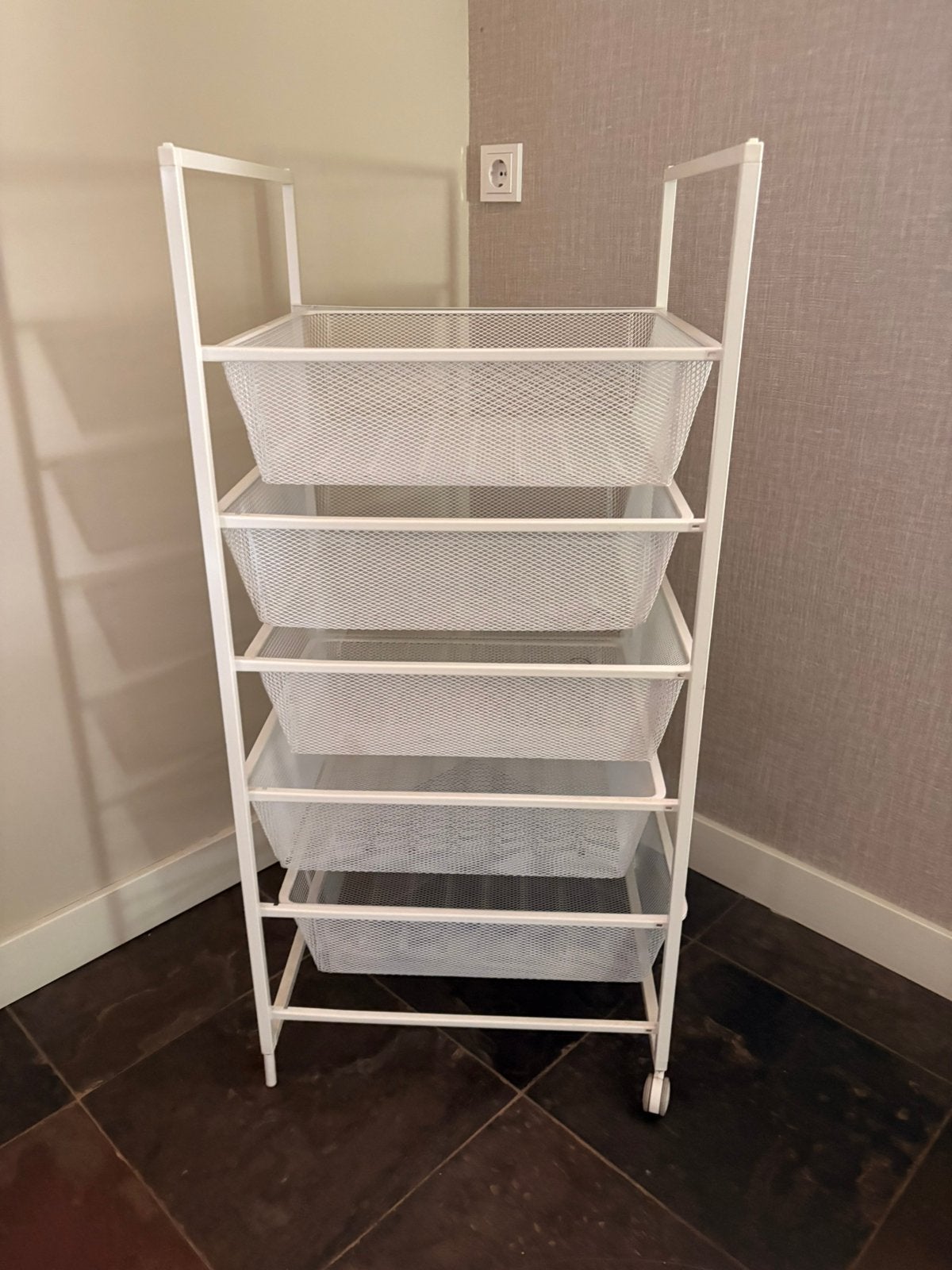 Wasmand laderek ikea, Ophalen, Zo goed als nieuw
