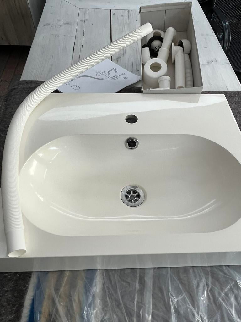 Wasbak Ikea Braviken, Huis en Inrichting, Badkamer | Badkamermeubels, Ophalen, Gebruikt, 50 tot 100 cm, Minder dan 100 cm