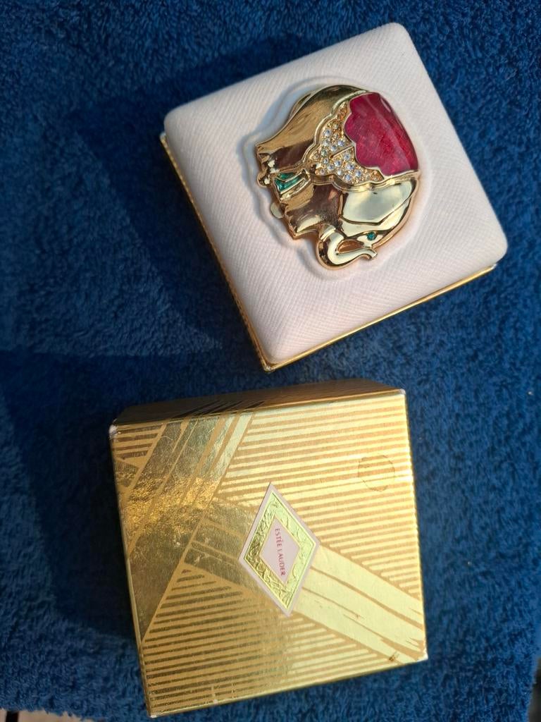 Estée Lauder Golden Elephant Compact Solid Parfum, Ophalen of Verzenden, Zo goed als nieuw