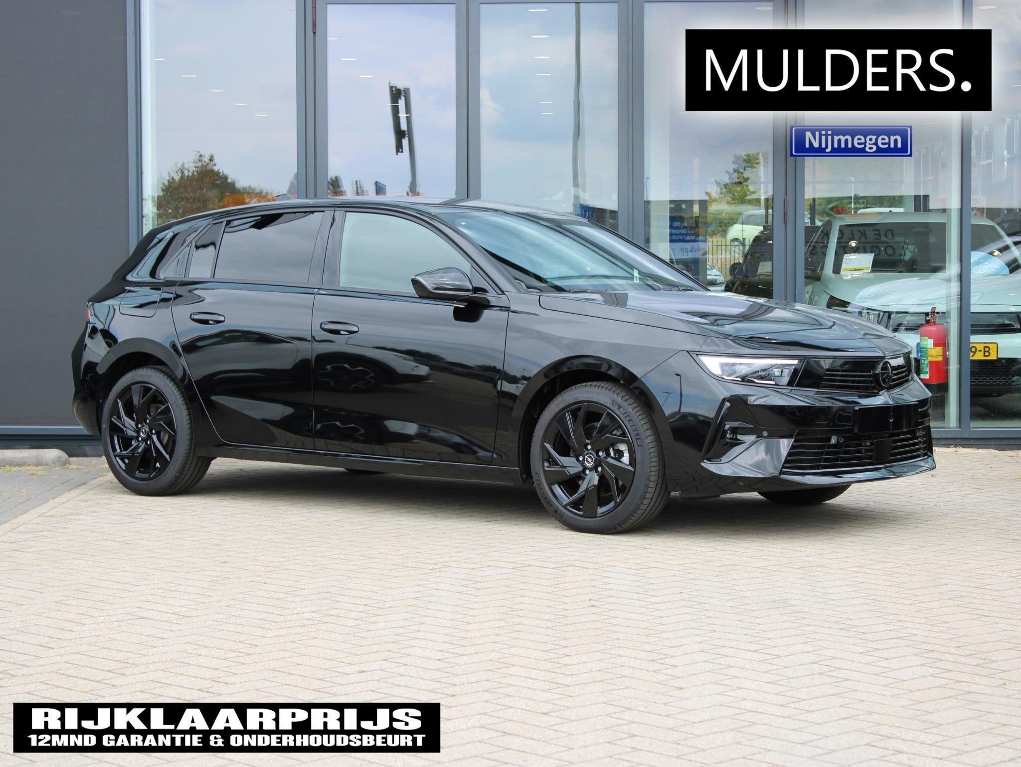 Opel Astra 1.2 Turbo Hybrid GS VOORRAAD KORTING, Auto's, Opel, Euro 6, 1199 cc, Zwart, Origineel Nederlands