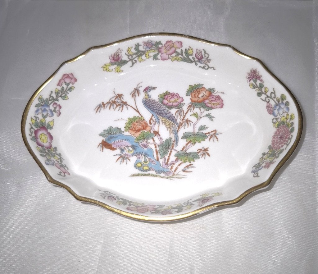 Wedgwood Kutani Crane goudrand ovaal relish bakje, Ophalen of Verzenden, Overige stijlen, Wedgwood, Porselein