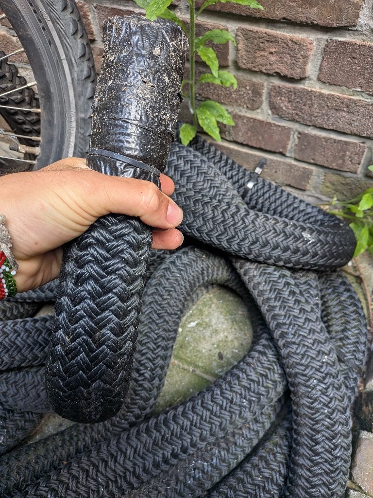 Kabelaring (Stootrand touw) - 12 meter, Ophalen, Gebruikt, Lijn of Blok