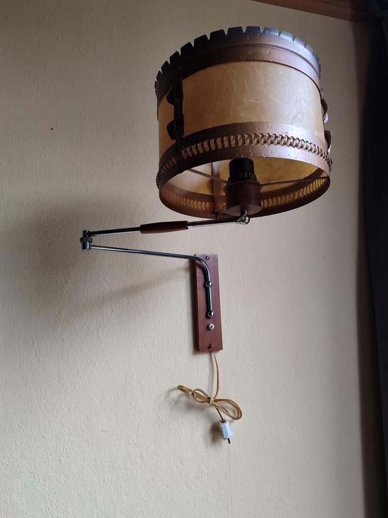 Vintage Deens achtige lamp, Huis en Inrichting, Lampen | Wandlampen, Ophalen of Verzenden