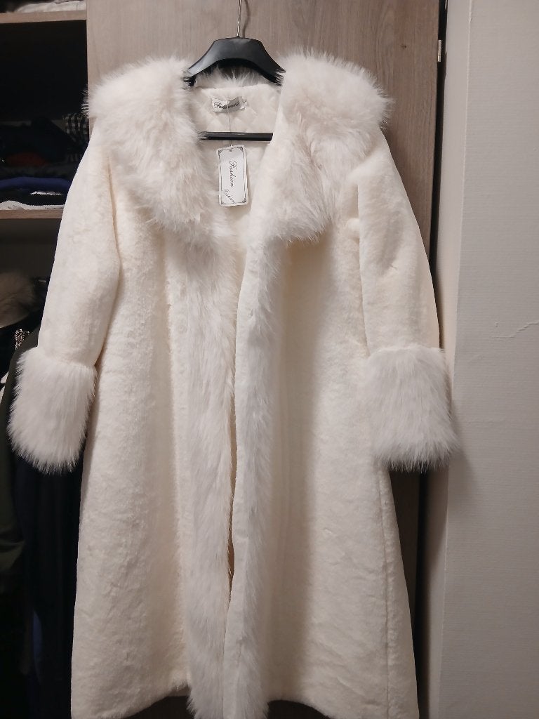 Winter jas wit, Kleding | Dames, Jassen | Winter, Ophalen, Wit, Maat 42/44 (L), Onbekend