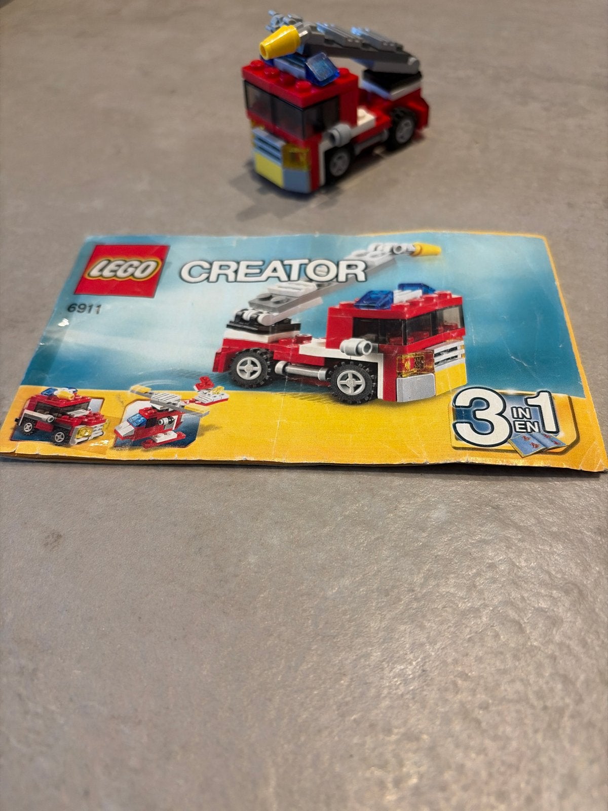 Lego Creator 6911: 3-in-1 Brandweerwagen, Ophalen of Verzenden, Gebruikt