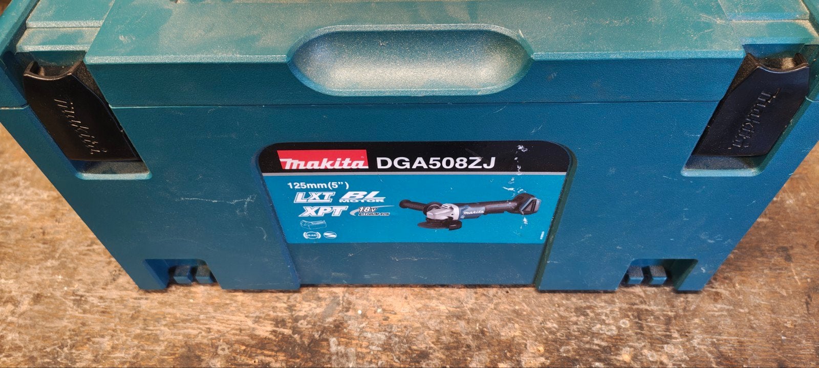 Makita dga508 slijptol, Ophalen of Verzenden, Gebruikt, 1000 watt of meer, Haakse handslijpmachine
