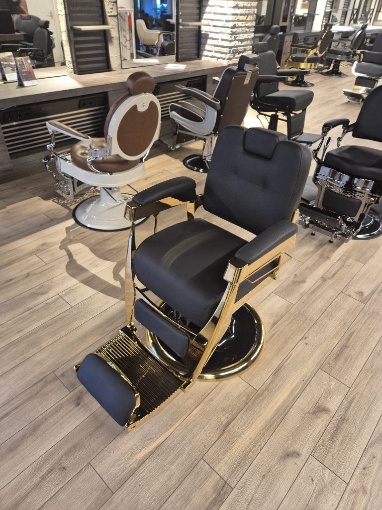 Barbierstoel DSS YAZ €799 barberchair tattoo epileer stoel, Ophalen, Overige materialen, Zwart, Nieuw