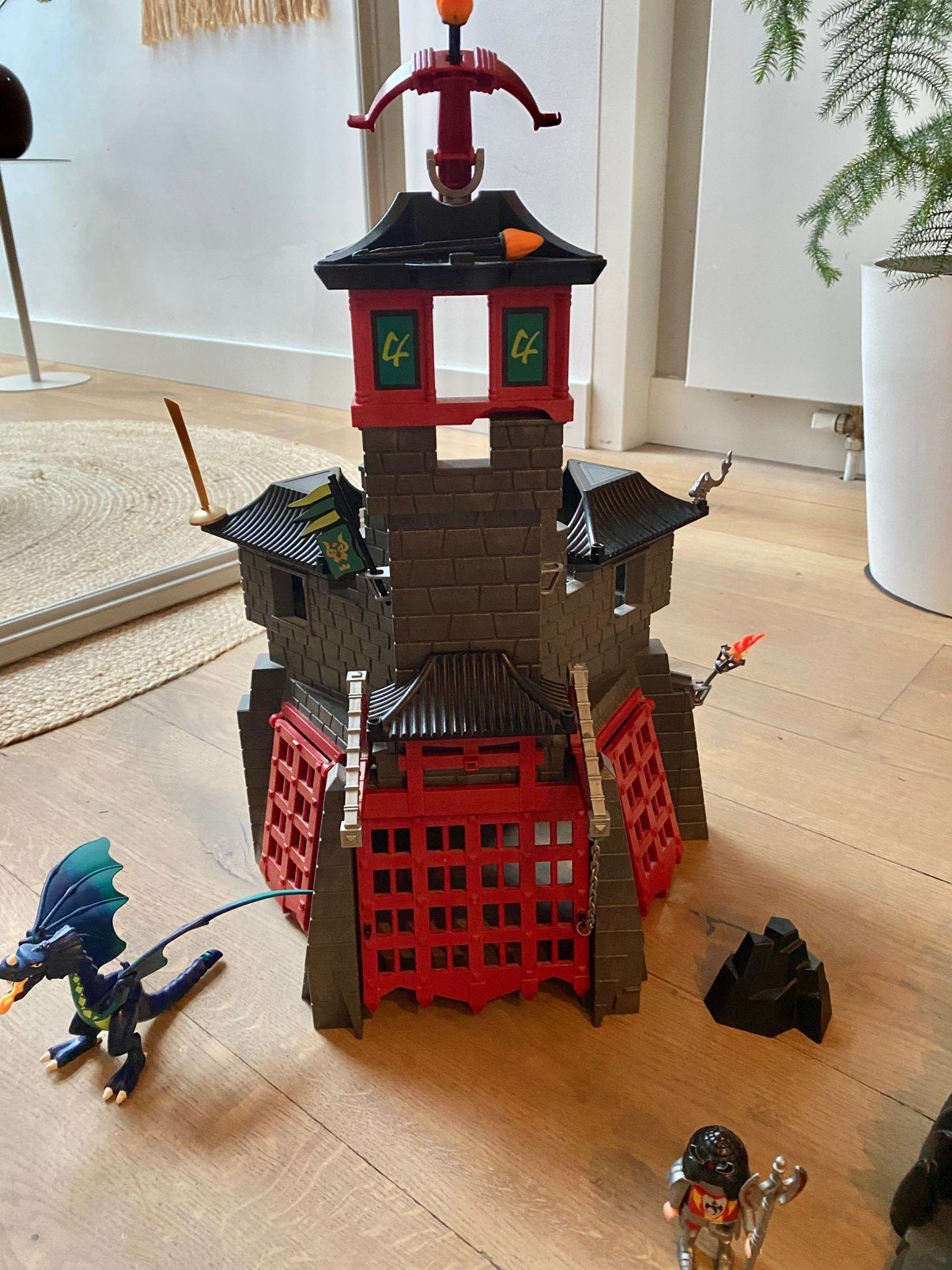 Playmobil Drakenburcht en drakenkerker, Ophalen, Gebruikt, Complete set, Kasteel/Fort