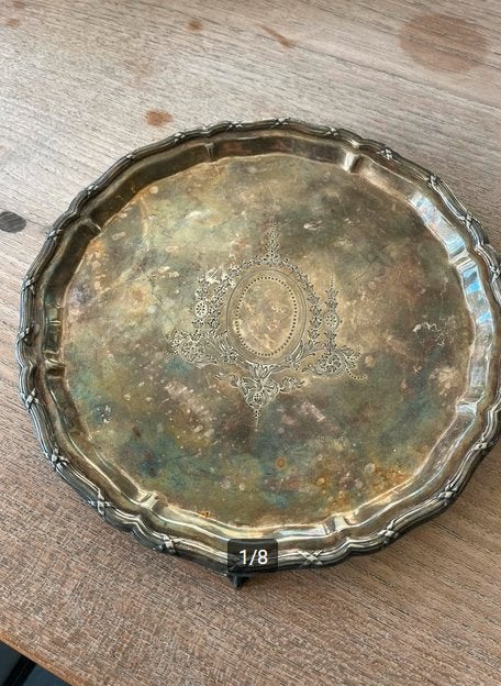 Verzilverde Prince's plate (Mappin&Webb, London & Sheffield), Ophalen of Verzenden