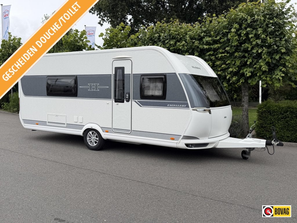 Hobby Excellent 540 WLU Mover,complete badkamer., Rondzit, Bedrijf, 5 tot 6 meter, Overige typen