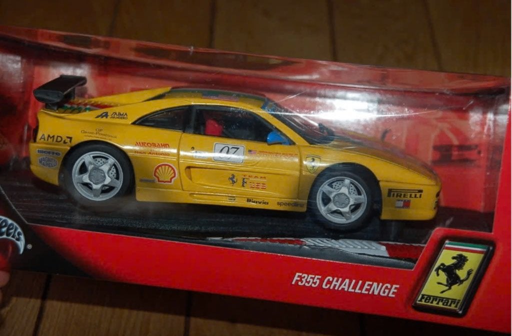 1:18 FERRARI F355 CHALLENGE after race Hotwheels WRH, Hobby en Vrije tijd, Verzenden, Zo goed als nieuw, Auto, Hot Wheels