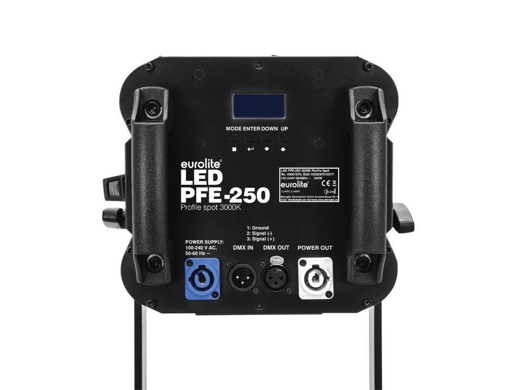 EUROLITE LED PFE-250 3000K Profile Spot, Geluidgestuurd, ., Nieuw, Ophalen of Verzenden