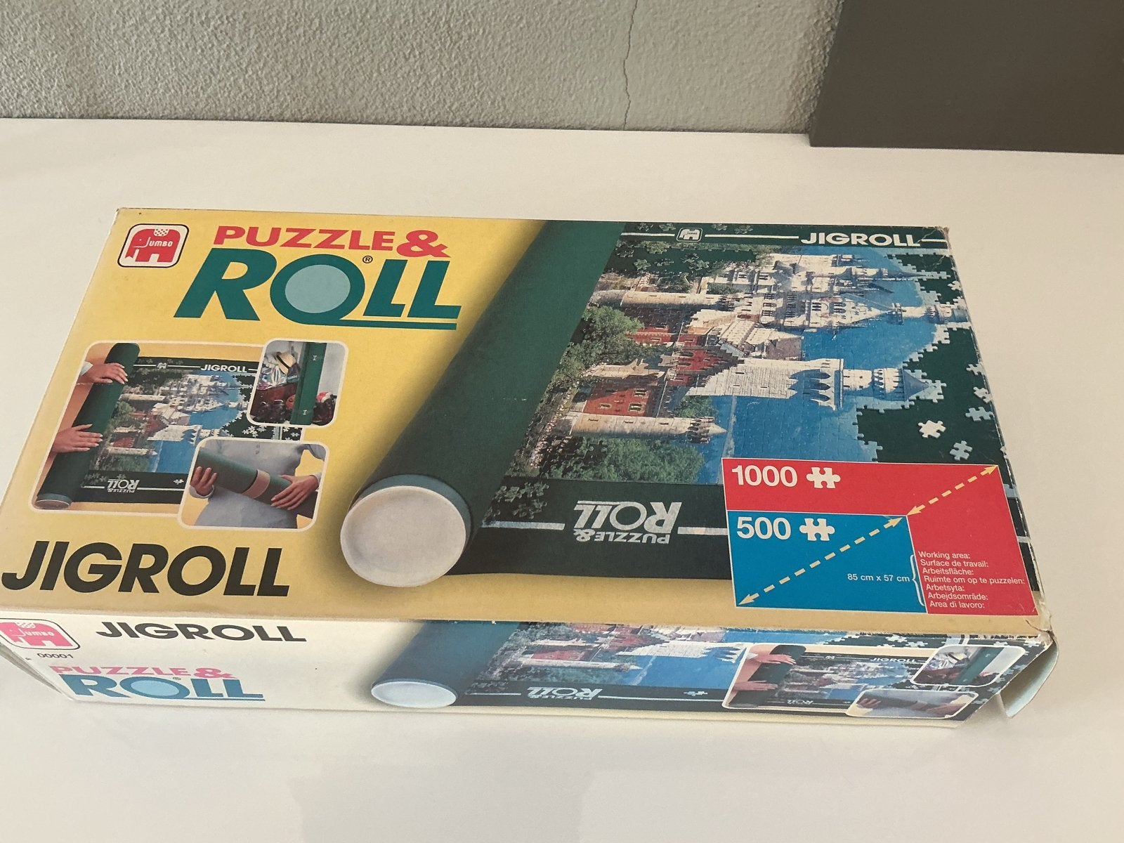Jumbo Puzzle & Roll Jigroll - Puzzelmat voor 500-1000 stukje, Hobby en Vrije tijd, Ophalen of Verzenden, 500 t/m 1500 stukjes