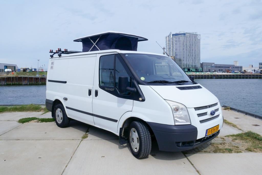 Ford Transit Camper | Nette Inbouw | 2013 | Pop Top, Caravans en Kamperen, Ford, Tot en met 2, Particulier, Reservewiel