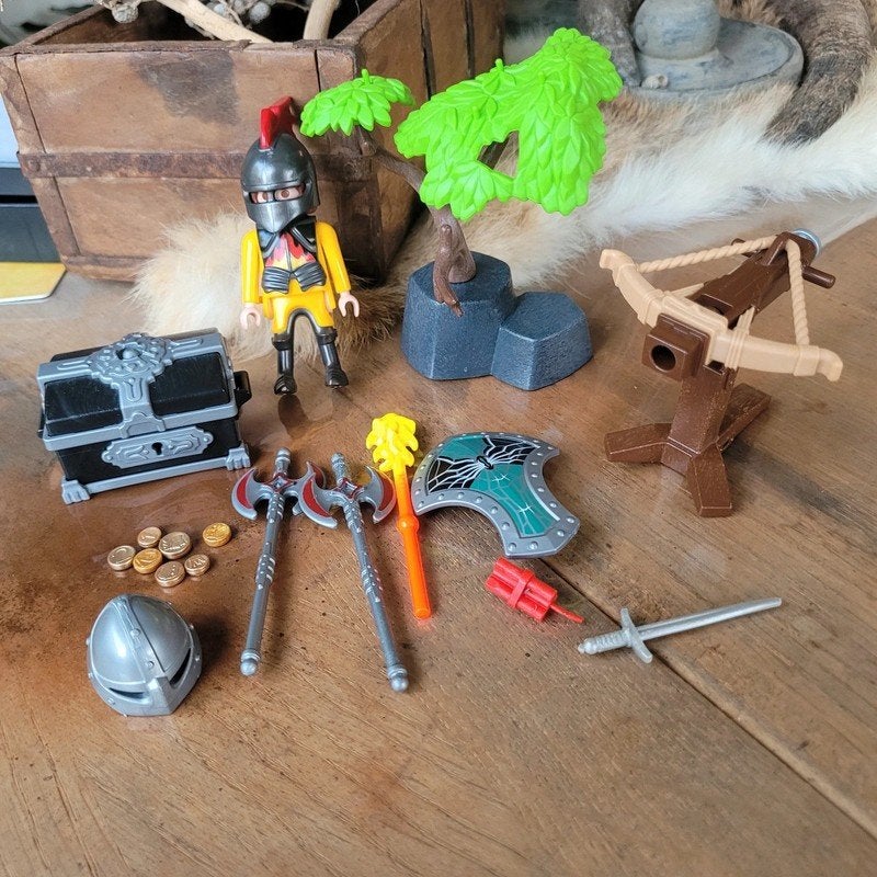 🛡️ Playmobil Ridder Starter Pack (70036) –, Gebruikt, Losse onderdelen, Ophalen of Verzenden, Knights