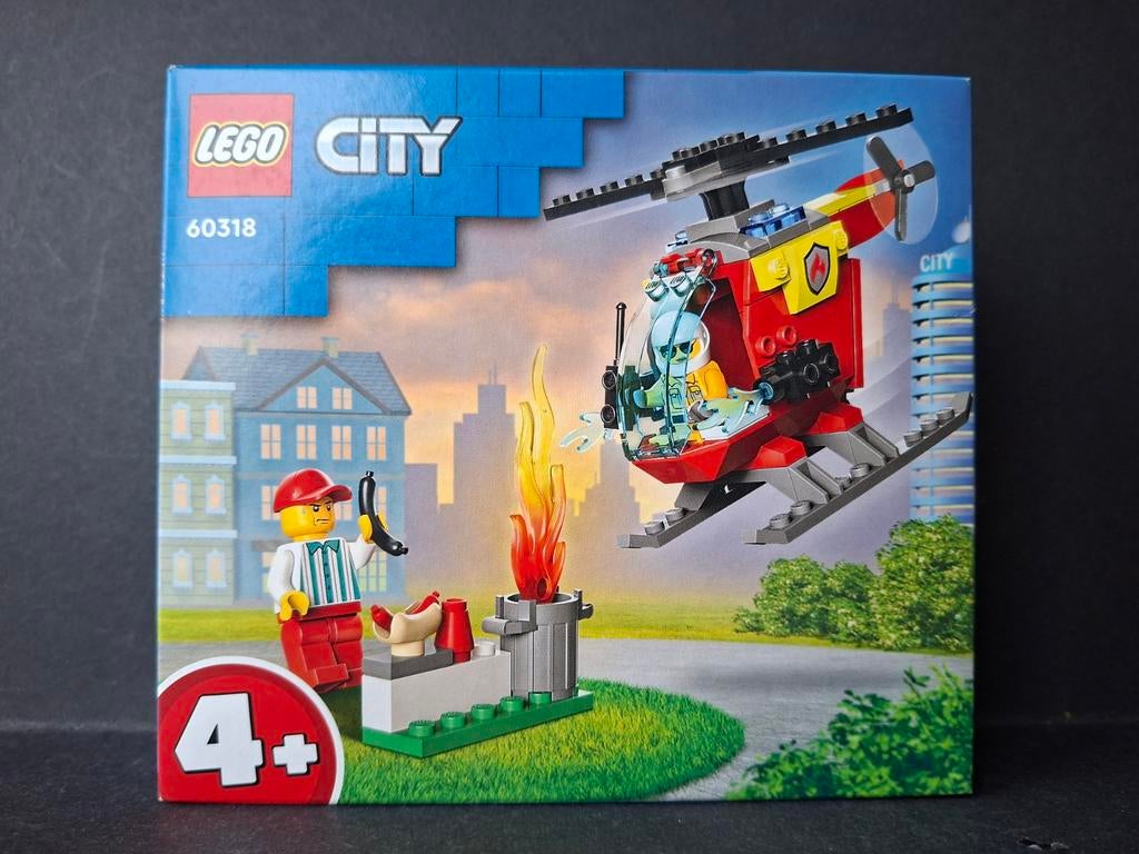 Lego City 60318 NIEUW Brandweerhelikopter Brandweer minifig, Ophalen of Verzenden, Nieuw, Complete set, Lego