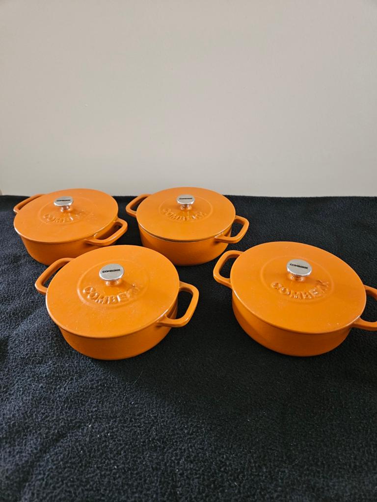 Combekk mini Dutch oven - Set van 4 - nieuw, Ophalen of Verzenden, Nieuw, Gietijzer, Overige typen