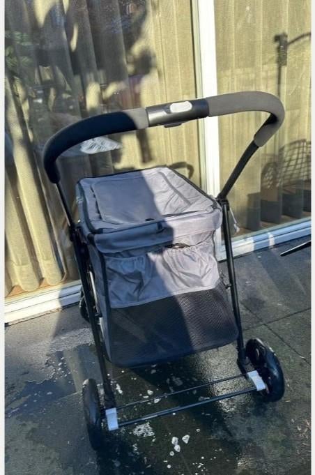 Inklapbare Honden buggy, Dieren en Toebehoren, Honden-accessoires, Ophalen, Zo goed als nieuw